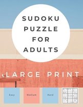 Sudoku Puzzle For Adults Large Print