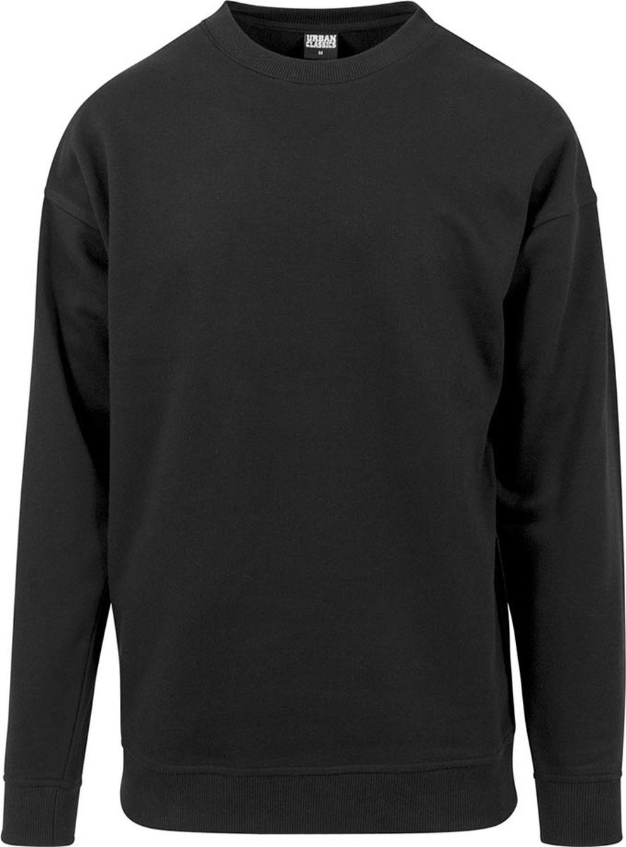 Urban Classics Basic Crewneck Shirt met lange mouwen XL Zwart