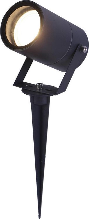HOFTRONIC Spikey - Tuinspot voor buiten - LED - Antraciet - 4000K Neutraal wit - Waterdicht - 5 Watt - Voor het uitlichten van planten/struiken en bomen