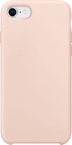 Xqisit Silicone kunststof hoesje voor iPhone 7, iPhone 8 en iPhone SE 2020 - roze