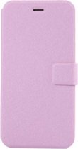 Apple iPhone SE (2020) Hoesje - Mobigear - Silk Serie - Hard Kunststof Bookcase - Roze - Hoesje Geschikt Voor Apple iPhone SE (2020)