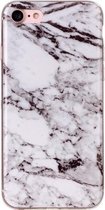Apple iPhone SE (2020) Hoesje - Mobigear - Marble Serie - TPU Backcover - Wit - Hoesje Geschikt Voor Apple iPhone SE (2020)