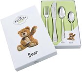Bol.com Keltum Kinderbestekset Beer RVS 4dlg aanbieding