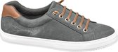 Vty Dames Grijze sneaker slip on - Maat 38