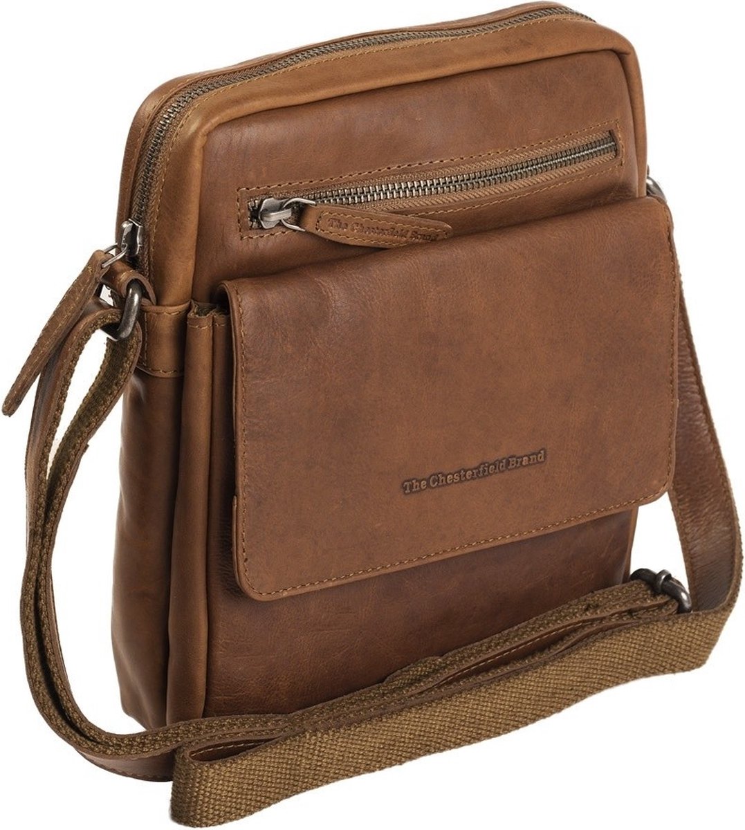 Chesterfield Blair Leren Schoudertas - Cognac