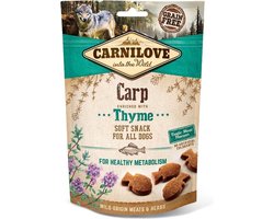 Carnilove Soft Snack - Graanvrij Hondensnack met Karper en Tijm - 200g