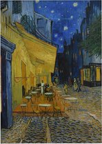 Caféterras bij nacht (place du Forum), Vincent van Gogh - Foto op Posterpapier - 29.7 x 42 cm (A3)