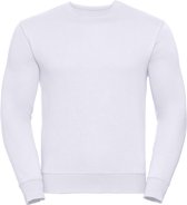 Sweat-shirt authentique Russell (coupe plus fine) (Wit)