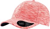 Atlantis Mash-Up Melange 6 Panel Cap (Rood gemêleerd)