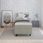 1-Persoons Boxspring - Boxspring Alfa Plus - Creme - 90x200