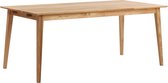 Nordiq Filippa uitschuifbare houten eettafel - L180 x B90 x H75 cm
