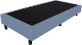 Bedworld Boxspring 80x210 - Velours - Zilvergrijs (ML70)