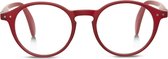 Looplabb Faust leesbril  +3.00 - burgundy rood