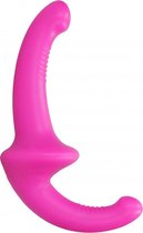 Silicone Strapless Strapon - Pink