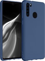 kwmobile telefoonhoesje voor Blackview A80 Pro (2020) - Hoesje voor smartphone - Back cover in marineblauw