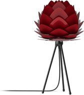 Umage Aluvia Mini  Ø 40 cm - Tafellamp rood- Tripod zwart