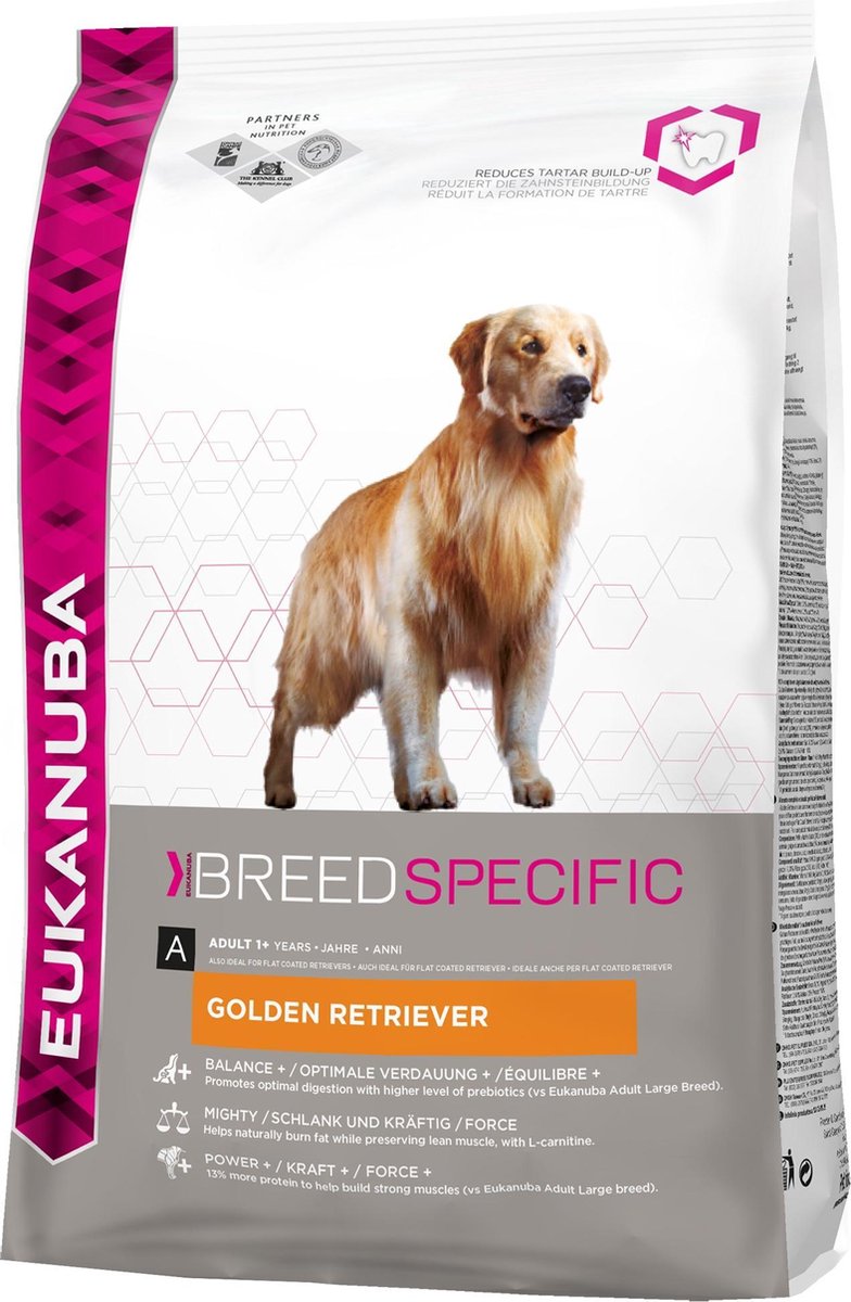 Eukanuba hondenvoer Golden retriever 12KG