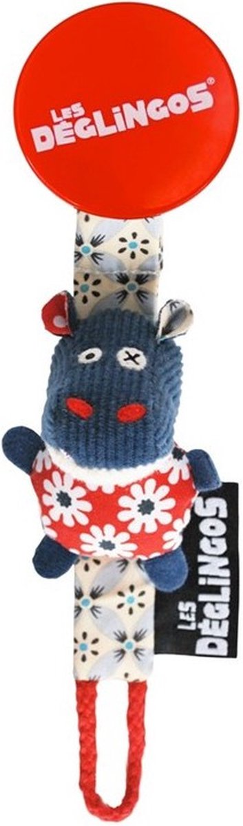 Goedkoopste Globe Trotoys Speenkoord, het hippe nijlpaard 20 cm