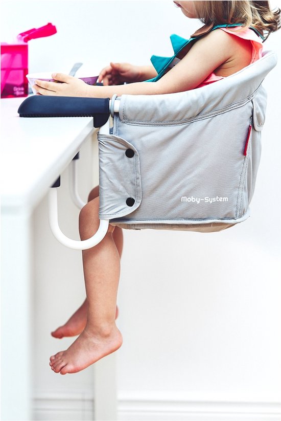 Moby Eetstoel Baby - Babystoel voor tafel - Draagbaar -... | bol.com