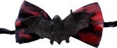 Vlinderstrikje vleermuis zwart halloween - strikje bloed horror bow tie