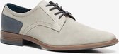 Emilio Salvatini heren veterschoenen - Grijs - Maat 43