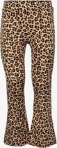 TwoDay meisjes flared broek met luipaardprint - Bruin - Maat 98/104