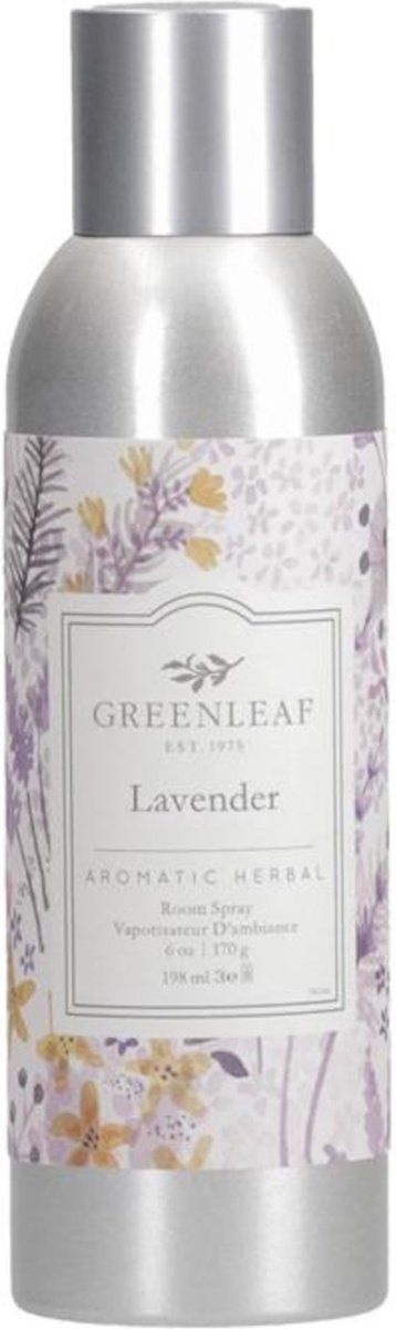 Greenleaf Spray Lavender 236 Ml 5,5 X 18 Cm Staal Zilver