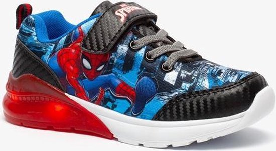 Spider-Man jongens sneakers met lichtjes - Zwart - Maat 32 | bol.com