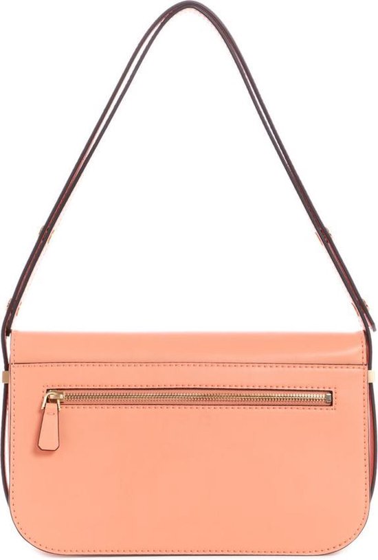 GUESS Schoudertas Hensely Convertible Shoulder Bag Coral Oranje bol
