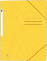 Oxford Top File+ elastomap uit karton, ft A4, geel