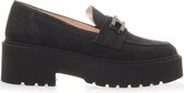 VIA VAI Lois Brake Loafers dames - Instappers - Zwart - Maat 37