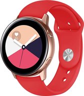 Case2go - Bandje geschikt voor de Huawei Watch GT/GT2/GT2e/ Watch 2 Pro en Honor Watch Magic - Siliconen Smartwatchbandje -46 MM - Rood
