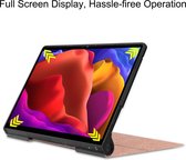Tablet Hoes geschikt voor Lenovo Yoga Tab 13 (2021) - Tri-Fold Book Case - Rose-Goud