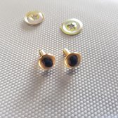 OOGJES amber 9 mm, 2 stuks