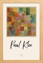 JUNIQE - Poster met houten lijst Klee - Untitled -13x18 /Kleurrijk