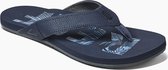 Reef Newport Prints Heren Slippers - Palms Blue - Maat 45