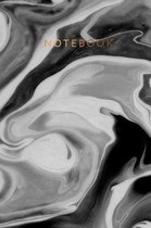 Notebook: Beautiful Black Marble ★ Personal Notes ★ Daily Diary ★ Office Supplies 6 X 9 - Regular Size Noteboo