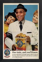 JUNIQE - Poster met houten lijst Pollos Hermanos Breaking Bad -13x18