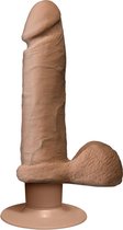 The Realistic Cock - UR3 - Vibrating 6 Inch - Brown - Realistic Vibrators -