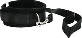 Riem en Halsband set - Zwart - BDSM - Bondage