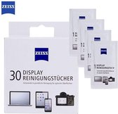 Zeiss Scherm Reiniginsdoekjes - 30 stuks Wit