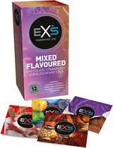 Exs Mixed Flavoured - 12 pack - Condoms - Funny Gifts & Sexy Gadgets