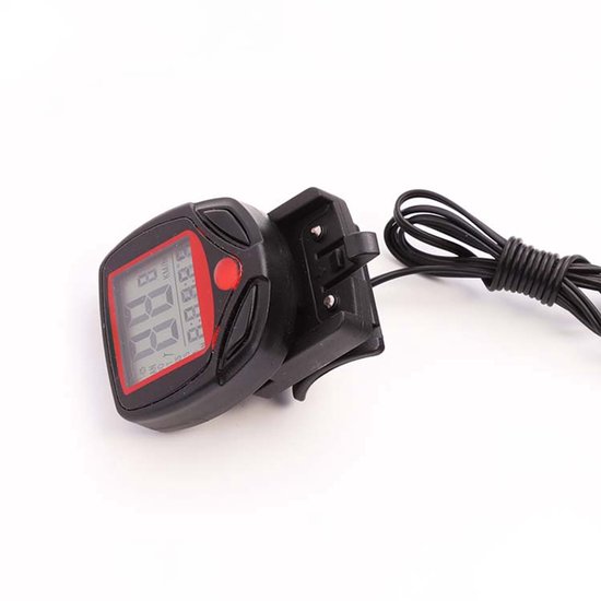 Fiets Computer Met LCD Kilometerstand Snelheidsmeter van Fiets. — afbeelding 5