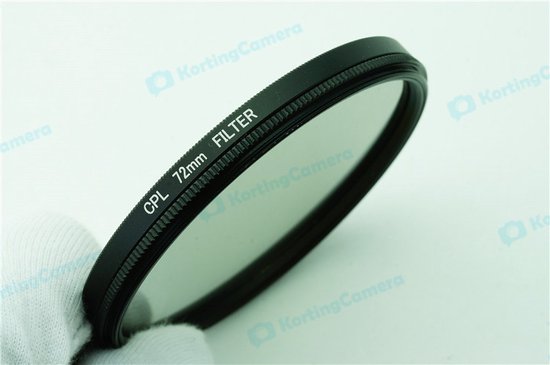 Objectif d'appareil photo à filtre polarisant CPL 72 mm Canon Nikon Sony