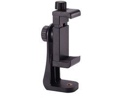 Smartphone telefoon houder - 1/4" statief bevestiging - 360° draaibaar - Mobiele telefoon clipper met grip - Zelf statief statiefgondel voor mobiel - Apple - Samsung