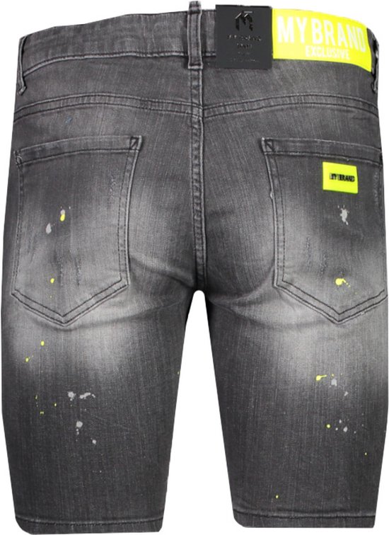 My Brand Korte Broek Grijs Slank Maat W33 Heren Lente Zomer Collectie . bol