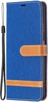 Xiaomi Poco F3 / Mi 11i Jeans Portemonnee Hoesje Blauw