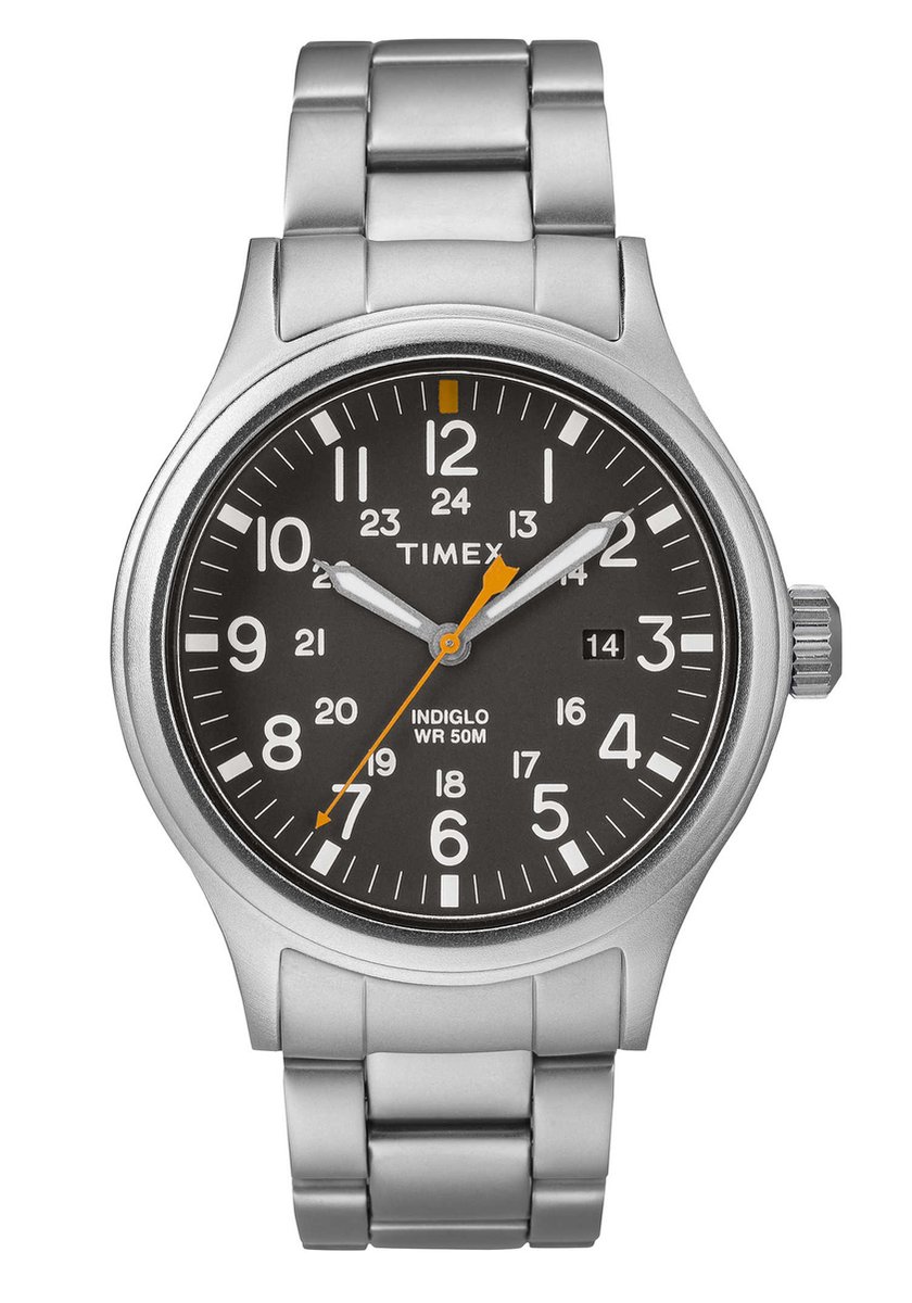 Timex Allied TW2R46600 Horloge - Staal - Zilverkleurig - Ø 40 mm