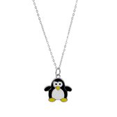 Orphelia ZH-7455 - Ketting + Hanger Pinguin - Zilver 925 - 42 cm