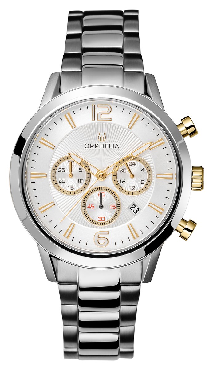 Orphelia Tempo OR82808 Horloge - Staal - Zilverkleurig - Ø 43 mm